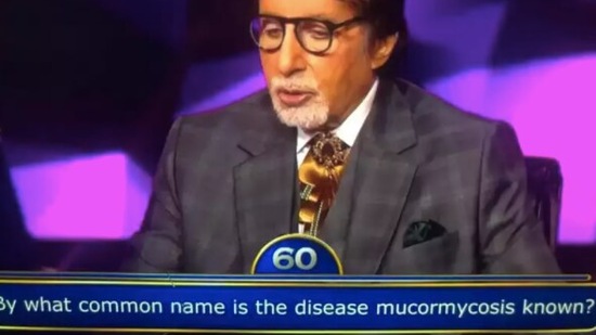 Amitabh Bachchan attempts to pronounce a complicated word on Kaun Banega Crorepati.
