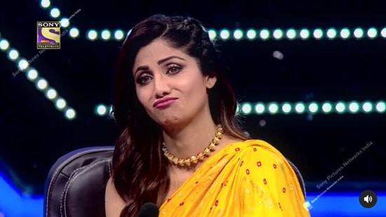 Shilpa Shetty got teary-eyed on Super Dancer Chapter 4.