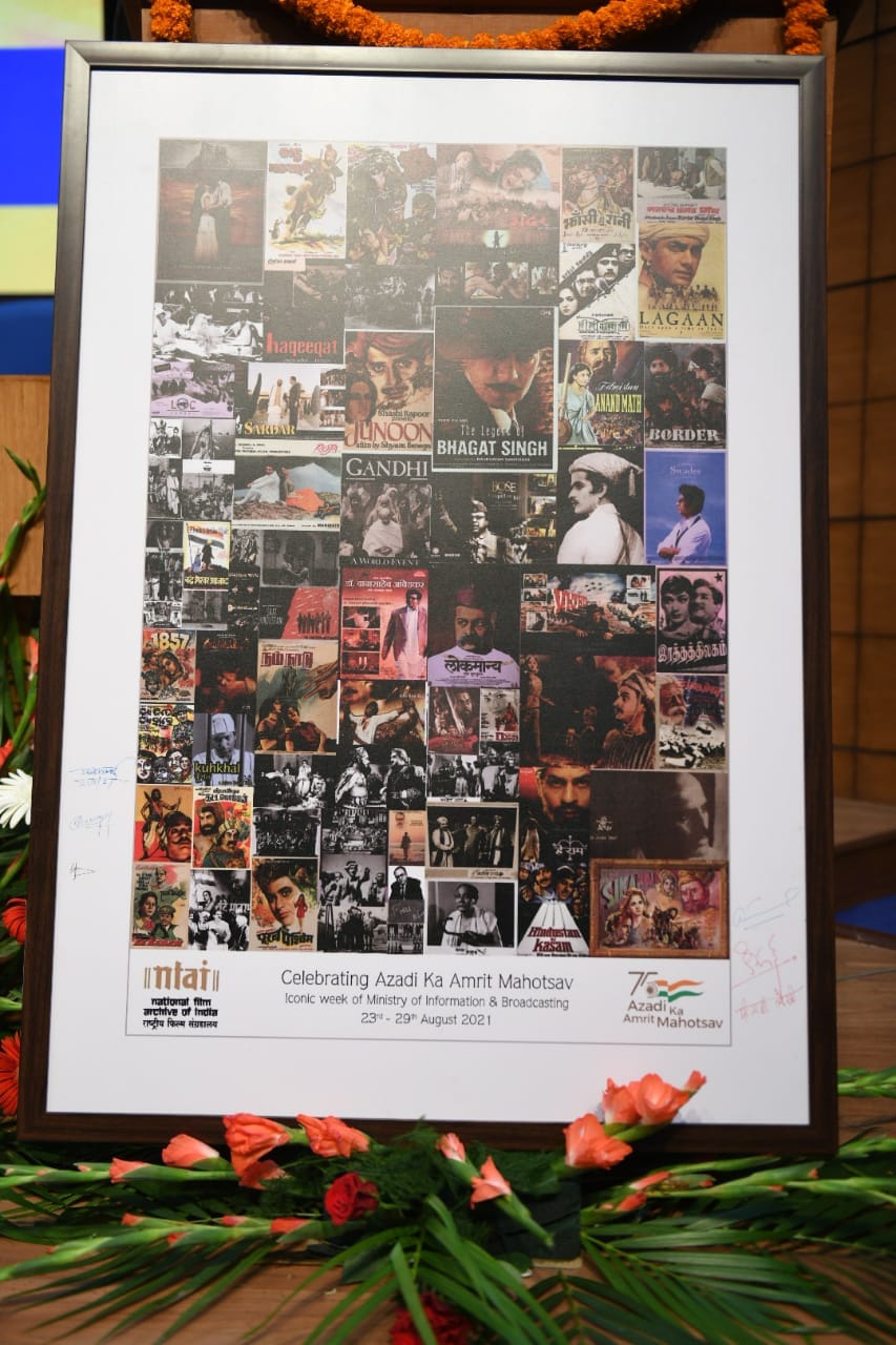 Anurag Thakur said that as many as 75 such iconic films have been included in the poster exhibition. Anurag Thakur said that as many as 75 such iconic films have been included in the poster exhibition.