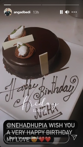 Taking to his Instagram Stories too, he shared a picture of a birthday cake.