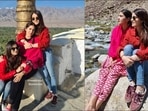 Sara Ali Khan’s pink kaftan, Radhika Madan-Jasleen Royal’s red jacket raise travel fashion bar on Ladakh trip(Instagram/radhikamadan) Sara Ali Khan’s pink kaftan, Radhika Madan-Jasleen Royal’s red jacket raise travel fashion bar on Ladakh trip(Instagram/radhikamadan)