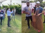 Jammu Kite Festival marks 'Azadi ka Amrut Mahostav', 75th Independence Day(Twitter/JammuTourism) Jammu Kite Festival marks 'Azadi ka Amrut Mahostav', 75th Independence Day(Twitter/JammuTourism)