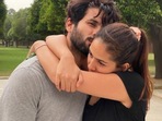 Shahid Kapoor and Mira Rajput pose together. Shahid Kapoor and Mira Rajput pose together.