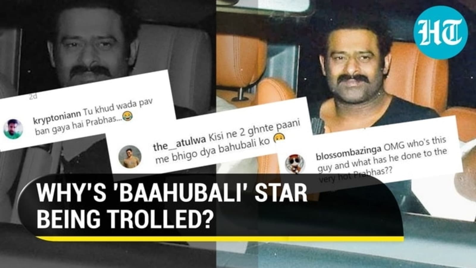 Baahubali actor Prabhas trolled on social media for 'gaining weight