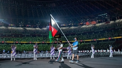 2 Afghan athletes arrive in Tokyo to compete in Paralympics (TWITTER)
