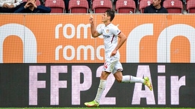 Leverkusen hammer hapless Augsburg to go top of Bundesliga (AP) Leverkusen hammer hapless Augsburg to go top of Bundesliga (AP)