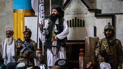 Khalil Haqqani, brother of Jalaluddin Haqqani and uncle of Sirajuddin Haqqani, controls the HKI airport and enforces Taliban diktat through whip in Kabul.