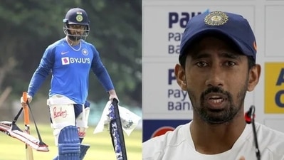 'Bring back Saha'- Fans on Twitter after Rishabh Pant's poor form with the bat in the India-England series (Twitter) 'Bring back Saha'- Fans on Twitter after Rishabh Pant's poor form with the bat in the India-England series (Twitter)
