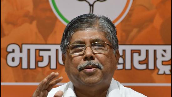 BJP’s state unit chief Chandrakant Patil has asked all party workers, office bearers and elected representatives to participate actively in the protest near their homes. (HT FILE)