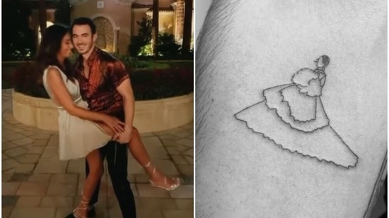 Priyanka Chopra's brother-in-law Kevin Jonas has a tattoo on his arm of wife Danielle from her appearance in their Jonas Brothers' Sucker album.