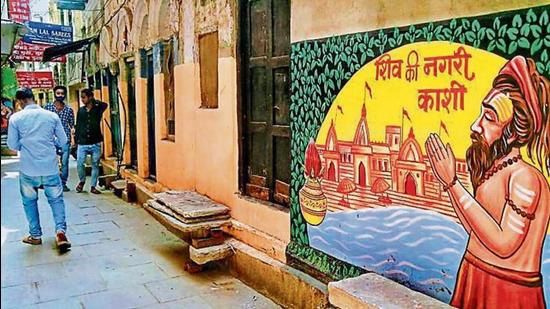 A beautified lane of Old Kashi. (HT Photo)