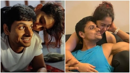 Ira Khan with her boyfriend Nupur Shikhare. Ira Khan with her boyfriend Nupur Shikhare.