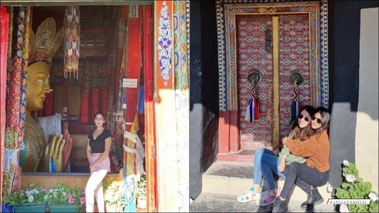 Their pictures from Thikse Gompa or Thikse Monastery have certainly landed the tourist attraction into our travel bucket list and we can’t wait to check out the place with our girl gang.(Instagram/saraalikhan95/radhikamadan)