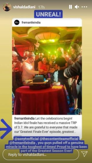 Vishal Dadlani called the latest season as the 'greatest season ever'. Vishal Dadlani called the latest season as the 'greatest season ever'.