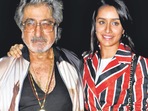 Shraddha Kapoor poses with her father, Shakti Kapoor. Shraddha Kapoor poses with her father, Shakti Kapoor.