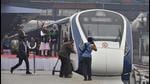 India's first semi-high speed train, Vande Bharat Express, inaugurated in New Delhi in 2019. (Sanjeev Verma/HT PHOTO) India's first semi-high speed train, Vande Bharat Express, inaugurated in New Delhi in 2019. (Sanjeev Verma/HT PHOTO)