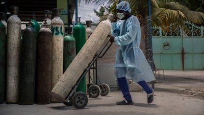 Active cases rose by 8,783 to stand at 368,558 in the same period, according to data released by the health ministry at 8am. (AP) Active cases rose by 8,783 to stand at 368,558 in the same period, according to data released by the health ministry at 8am. (AP)