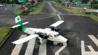 Tenzing-Hillary Airport: Located in Nepal, this domestic airport is popular since it is considered the starting point for treks towards Mount Everest Base Camp. (Instagram/@pokhara.nepal)