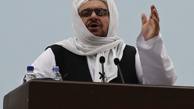Taliban's acting higher education minister Abdul Baqi Haqqani on Sunday said women will be allowed high education but there will be no provision for co-education in Afghanistan. (AFP) Taliban's acting higher education minister Abdul Baqi Haqqani on Sunday said women will be allowed high education but there will be no provision for co-education in Afghanistan. (AFP)
