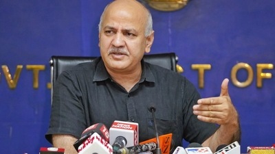 Manish Sisodia said his party will carry out ‘Tiranga Yatra’ in the Ayodhya on September 14, adding that similar rallies will be brought out in 403 assembly segments in UP. (ANI Photo) (ANI) Manish Sisodia said his party will carry out ‘Tiranga Yatra’ in the Ayodhya on September 14, adding that similar rallies will be brought out in 403 assembly segments in UP. (ANI Photo) (ANI)