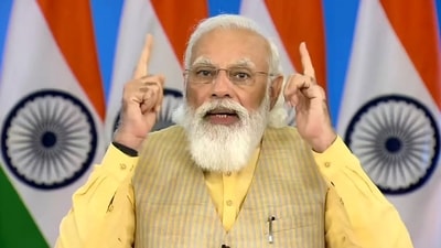 Extending greetings for Krishna Janmashtami, PM Modi urged the countrymen to carry forward the great traditions of the nation. (ANI Photo) Extending greetings for Krishna Janmashtami, PM Modi urged the countrymen to carry forward the great traditions of the nation. (ANI Photo)