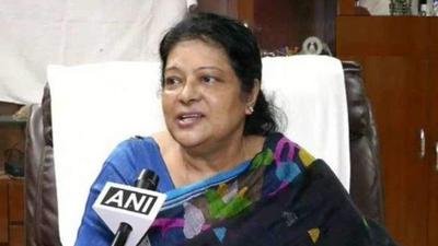 Sikha Mitra, wife of former West Bengal Congress president Somen Mitra on Sunday joined the ruling Trinamool Congress. (HT PHOTO.) Sikha Mitra, wife of former West Bengal Congress president Somen Mitra on Sunday joined the ruling Trinamool Congress. (HT PHOTO.)