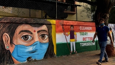 A mural in Nerul conveys the message of cleanliness. (Bachchan Kumar/HT) A mural in Nerul conveys the message of cleanliness. (Bachchan Kumar/HT)