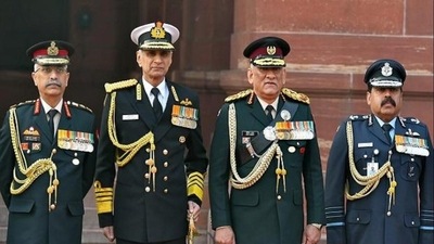 The Indian military brass including all the three service chiefs will study and assess the security imperatives of rise of Taliban in Kabul. (HT PHOTO) The Indian military brass including all the three service chiefs will study and assess the security imperatives of rise of Taliban in Kabul. (HT PHOTO)
