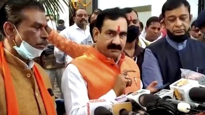 Madhya Pradesh home minister Narottam Mishra said Taslim Ali was using a fake identity and passing himself off as Hindu. (PTI) Madhya Pradesh home minister Narottam Mishra said Taslim Ali was using a fake identity and passing himself off as Hindu. (PTI)