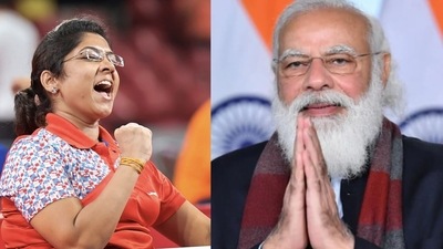 PM Modi spoke to Bhavinaben Patel on Sunday after her historic silver win at the Tokyo Paralympics (File Photo)