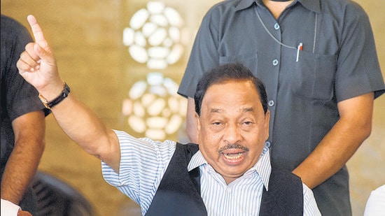 Union Minister Narayan Rane said that he received a rousing welcome wherever he went in his tour of Palghar, Mumbai, Raigad, Ratnagiri and Sindhudurg districts and said that Sena’s presence was hardly visible in Konkan. (PTI File)