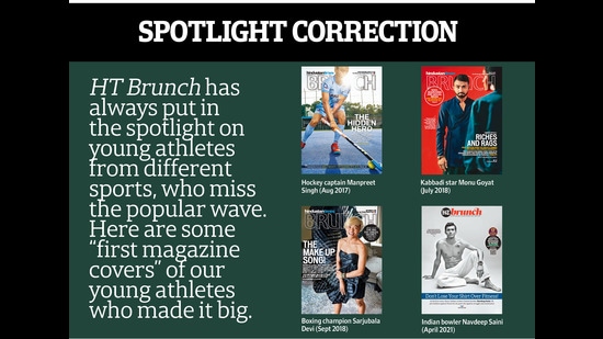Atheletes and their HT Brunch magazine covers Atheletes and their HT Brunch magazine covers