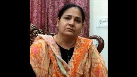 Jannayak Janta Party leader from Kurukshetra, Santosh Dahiya, quit the party on Sunday. (HT Photo)