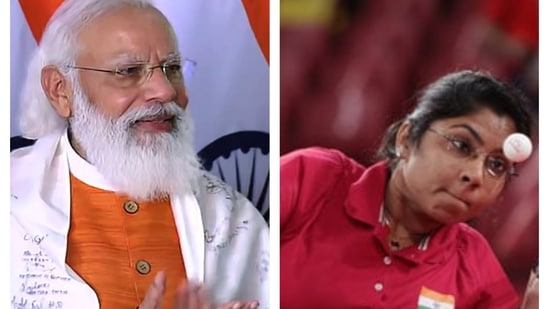 PM Modi congratulated Bhavinaben Patel for her historic feat. (File)