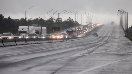 Forecasters warned residents along the northern Gulf of Mexico coast to rush preparations ahead of Hurricane Ida. The system was expected to make landfall Sunday afternoon, set to arrive on the exact date Hurricane Katrina ravaged Louisiana and Mississippi 16 years earlier.(REUTERS)