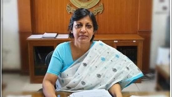 Punjab chief secretary Vini Mahajan (HT Photo)