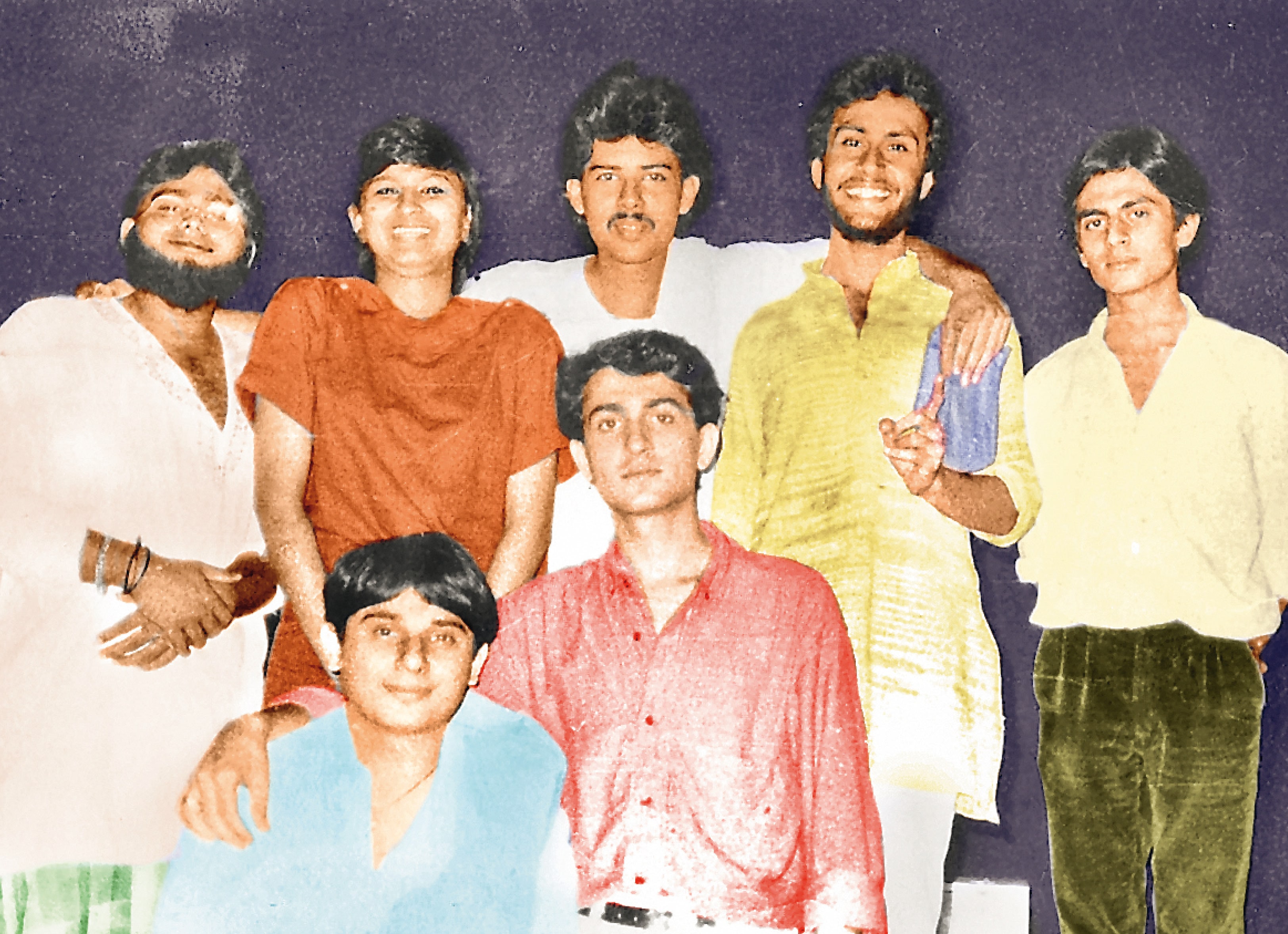 His first performance at Prithvi theatre with his college mate actor Atul Agnihotri; (inset) at a fashion show at Law College His first performance at Prithvi theatre with his college mate actor Atul Agnihotri; (inset) at a fashion show at Law College