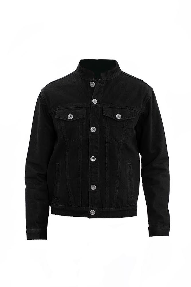 This jacket has multi utility flap pockets on the chest and welt pockets on the hip with a metal button fastening