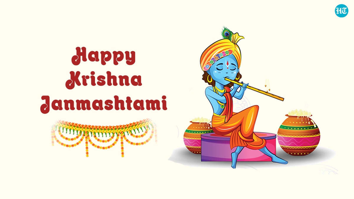 Happy Janmashtami 2021: Wishes, images to share with family and friends -  Hindustan Times
