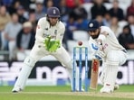 India's captain Virat Kohli, right, bats during the third day of third test cricket match between England and India, at Headingley cricket ground in Leeds, England, Friday, Aug. 27, 2021. (AP Photo/Jon Super)(AP) India's captain Virat Kohli, right, bats during the third day of third test cricket match between England and India, at Headingley cricket ground in Leeds, England, Friday, Aug. 27, 2021. (AP Photo/Jon Super)(AP)