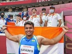 For Delhi’s Yogesh Kathuniya, sport is a way to defy the wheelchair(PTI) For Delhi’s Yogesh Kathuniya, sport is a way to defy the wheelchair(PTI)