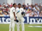 MS Dhoni and Sturat Binny: File photo