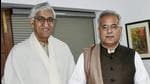 TS Singh Deo (left) and Bhupesh Baghel. (PTI File)