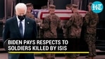 Joe Biden receives bodies of US soldiers killed in Kabul airport attack | Afghanistan
