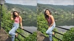 Alia Bhatt gives street style a sensual spin in <span class='webrupee'>₹</span>1.5k pink ribbed crop top(Instagram/aliaabhatt) Alia Bhatt gives street style a sensual spin in <span class='webrupee'>₹</span>1.5k pink ribbed crop top(Instagram/aliaabhatt)