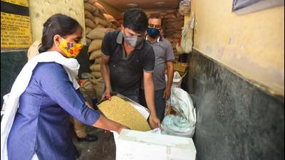 The Delhi government’s food and civil supplies department has ordered that ration card beneficiaries in the capital can nominate others to collect it on their behalf. Delhi is witnessing highest portability of ration cards under Centre’s one nation, one ration card (ONORC) programme. (Raj K Raj / HT Photo) The Delhi government’s food and civil supplies department has ordered that ration card beneficiaries in the capital can nominate others to collect it on their behalf. Delhi is witnessing highest portability of ration cards under Centre’s one nation, one ration card (ONORC) programme. (Raj K Raj / HT Photo)