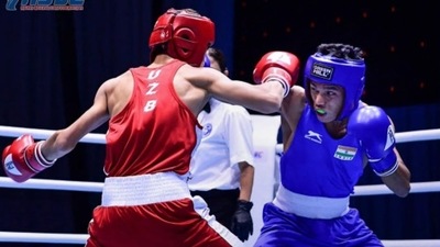 Bishwamitra Chongtham, Vishal clinch gold in Asian youth boxing (TWITTER) Bishwamitra Chongtham, Vishal clinch gold in Asian youth boxing (TWITTER)