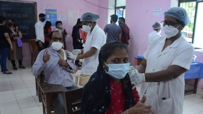 A Covid-19 vaccination centre (Praful Gangurde / HT Photo) A Covid-19 vaccination centre (Praful Gangurde / HT Photo)