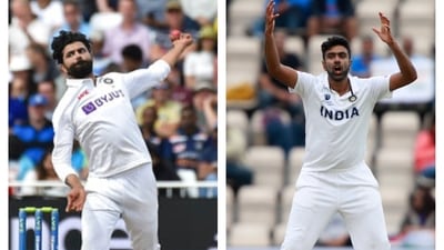 Ravindra Jadeja and R Ashwin collage. (File)