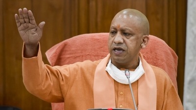 Adityanath suggested that those engaged in liquor and meat trade may take up selling milk in order to revive the glory of Mathura, that was known for producing huge quantity of animal milk. (HT_PRINT) Adityanath suggested that those engaged in liquor and meat trade may take up selling milk in order to revive the glory of Mathura, that was known for producing huge quantity of animal milk. (HT_PRINT)